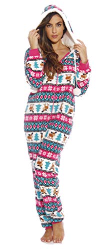 Adult Onesie, Moose Love (Plush) New
