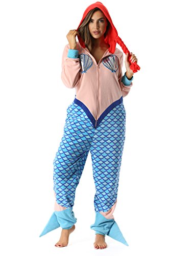 Adult Onesie Womens Pajamas Mermaid