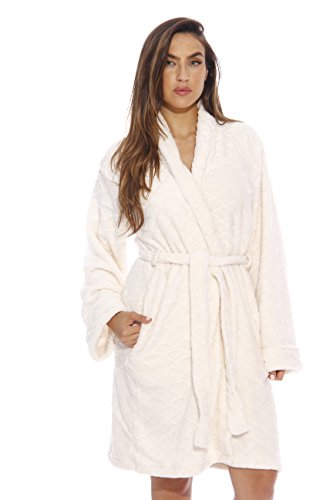 Bath Robes for Women, Cream