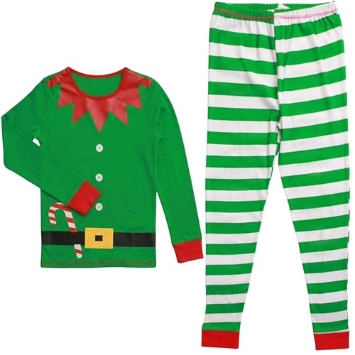 Cotton Pajamas Sets for Girls, Elf Girls