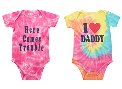 Girls Bodysuits, Daddy and Tie Dye