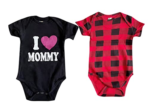 Girls Bodysuits, Mommy and Buffalo Plaid