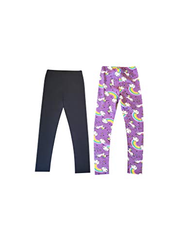 Girls Jeggings Leggings, Pack 5