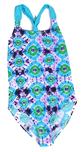 Girls One Piece Bathing Suits Swimwear for Girl, Tie Dye