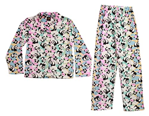 Girls Velour Pajama Coat Sets, Panda Sky Coat Set