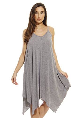 Handkerchief Dress Heathered Grey