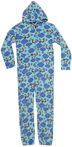 Jumpsuit for Kids Pajamas, Blue - Unicorn Sky