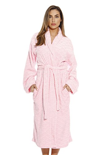 Kimono Robe Bath Robes for Women, Light Pink