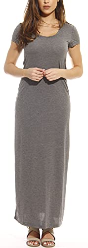 Maxi Dress Heathered Charcoal
