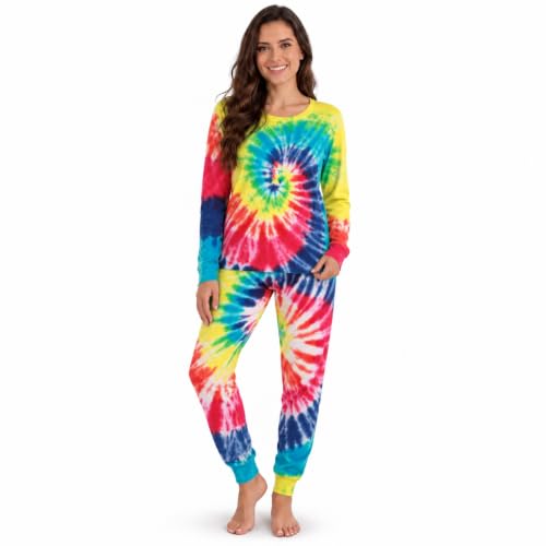 Mommy and Me Pajamas Set | Soft cotton;, Tie Dye Bright Swirl