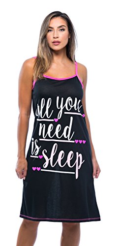 Nightgown Women Sleepwear Womans Pajamas, All You Need is Sleep