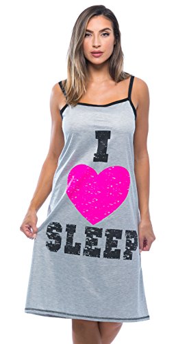 Nightgown Women Sleepwear Womans Pajamas, I Love Sleep