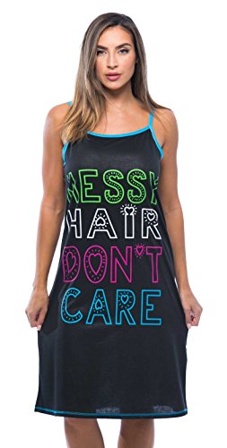 Nightgown Women Sleepwear Womans Pajamas, Messy Hair Don't Care