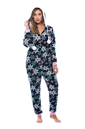 Pajamas Black - Snowflake X-Small, Black - Snowflake