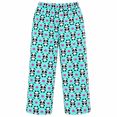 Plush Pajama Pants for Girls, Panda Heart, Girls', Panda Heart