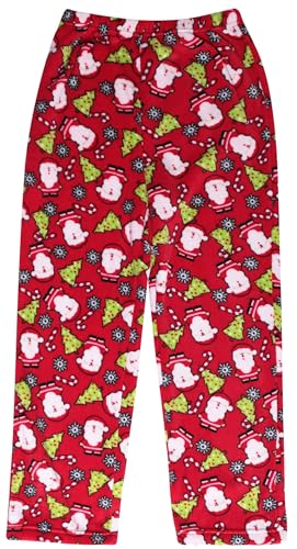 Plush Pajama Pants for Girls, Tossed Holiday
