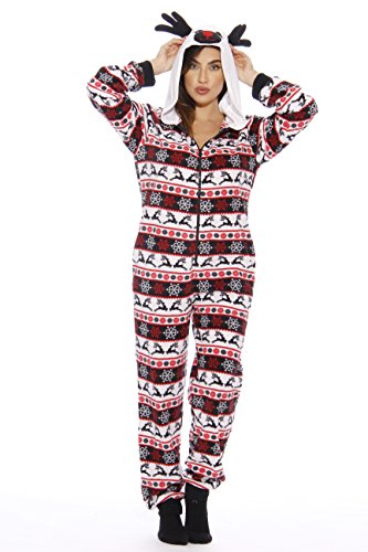 S Adult Onesie, Reindeer New
