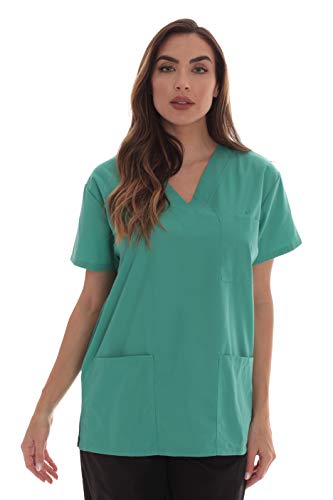 Scrub Tops for Women, Jade