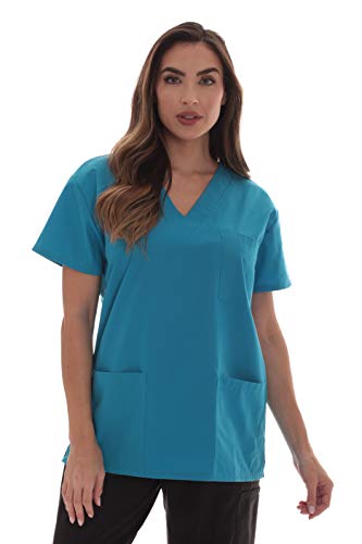 Scrub Tops for Women, Teal