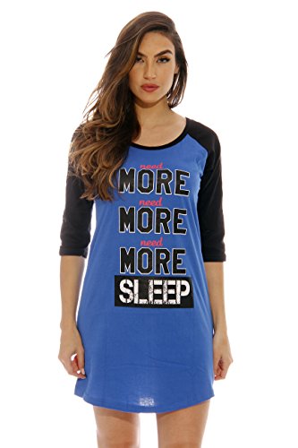 Sleep Dress for Women, Royal - More Sleep