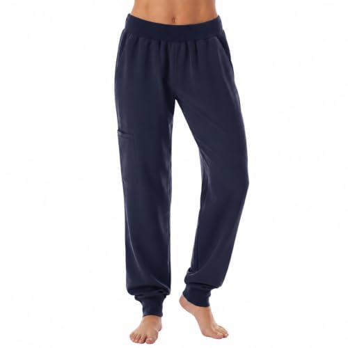 Solid Jogger Pants for Women, Navy Jogger Pant