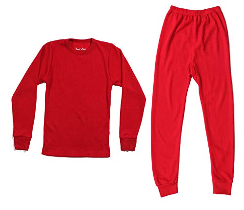 Thermal Underwear Set for Girls, Red