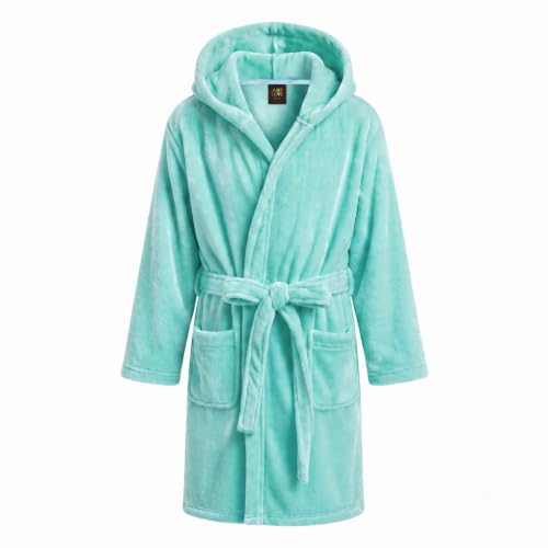 Velour Solid Robes for Girls Mint