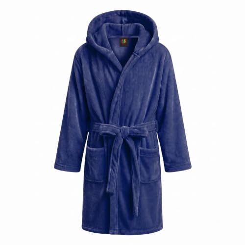 Velour Solid Robes for Girls, Purple