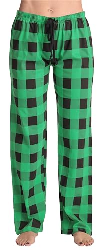 Women's Buffalo Plaid Pajama, Buffalo Plaid - Green Black