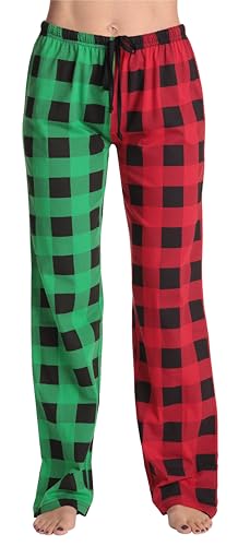 Women's Buffalo Plaid Pajama Pants, 100%, Buffalo Plaid Mix Up