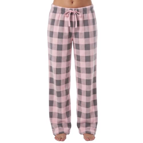 Women's Buffalo Plaid Plush, Buffalo Plaid Pink / Charcoal