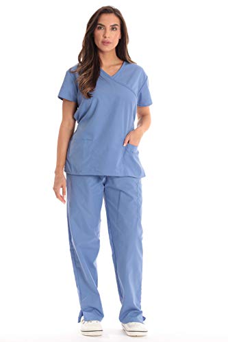 Women's Scrub Sets Medical Nursing Scrubs, Ceil With Ceil Trim