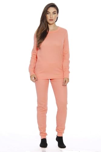 Women's Thermal Underwear Set, Coral