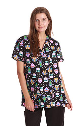Women's Tops, Black - Hoot Hoot Owl
