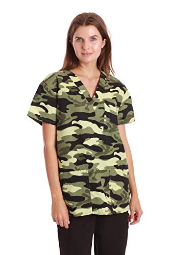 Women's Tops - Green - Camouflage