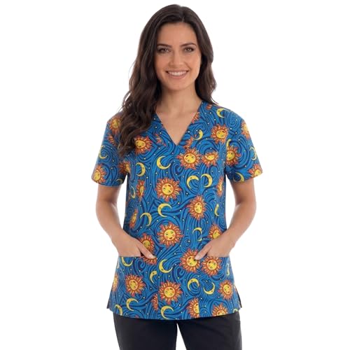 Women's Tops, Navy - Astro Celestial
