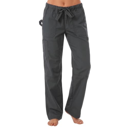 Women's Utility Scrub Pants, Steel Grey Utility