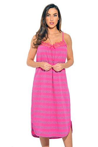 Women Sleepwear, Fuchsia Stripe