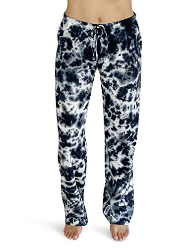 Women Tie Dye Pajama Pants, Tie Dye Black and White