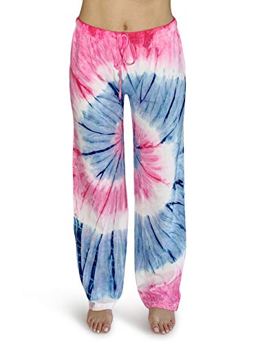 Women Tie Dye Pajama Pants, Tie Dye Swirl
