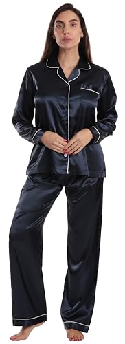 Womens Pajama Set, Navy