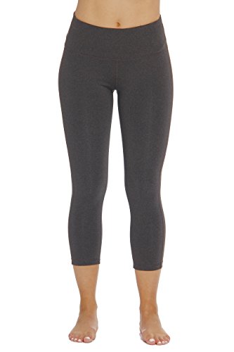 Yoga Capri Pants for Women Charcoal